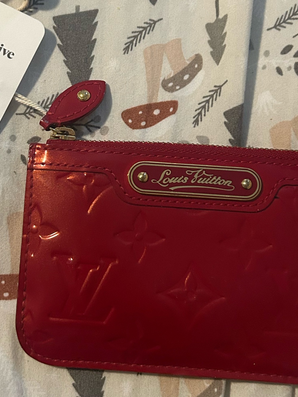 Vintage Louis Vuitton Red Wallet - Picture 5 of 6